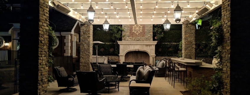 Outdoor lighting rental contractors