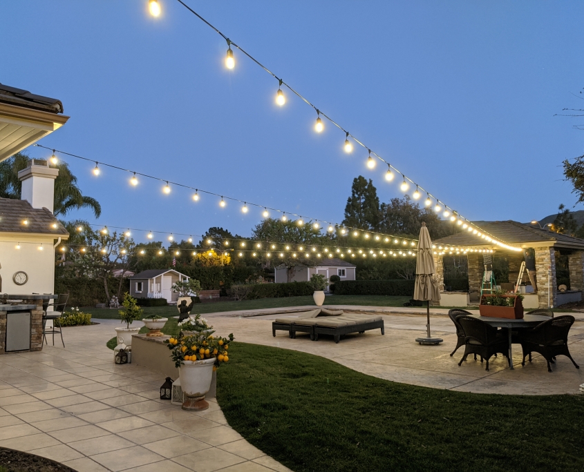 backyard lighting best backyard lighting